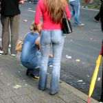 tight jeans girl