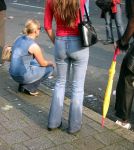 tight jeans girl