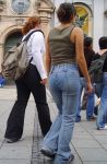 tight jeans girl