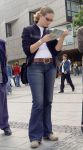 tight jeans girl