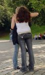 tight jeans girl