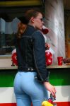 tight jeans girl