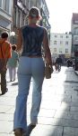 tight jeans girl